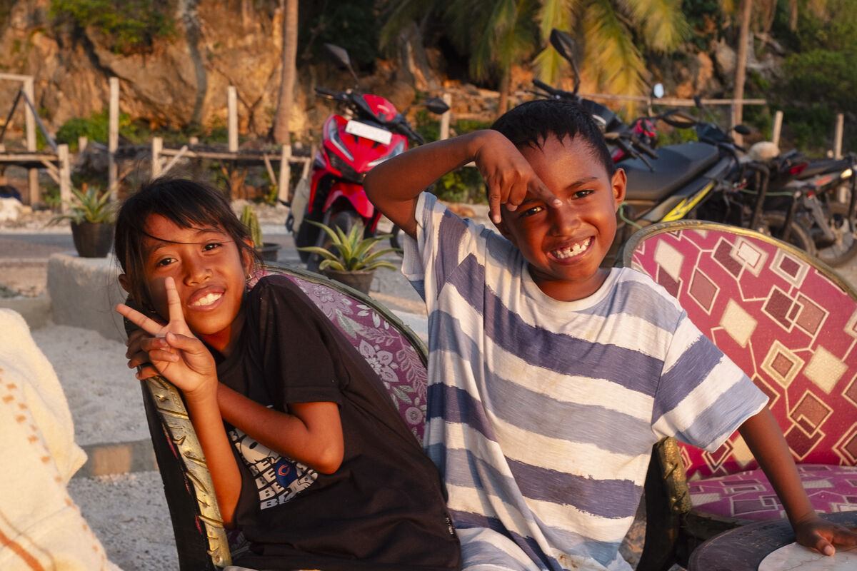 Two young Rote locals